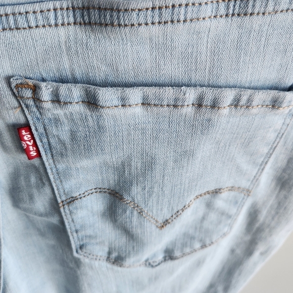 Levi's High Rise Straight Jeans Denim Pants 724 Size 14w - Picture 8 of 15